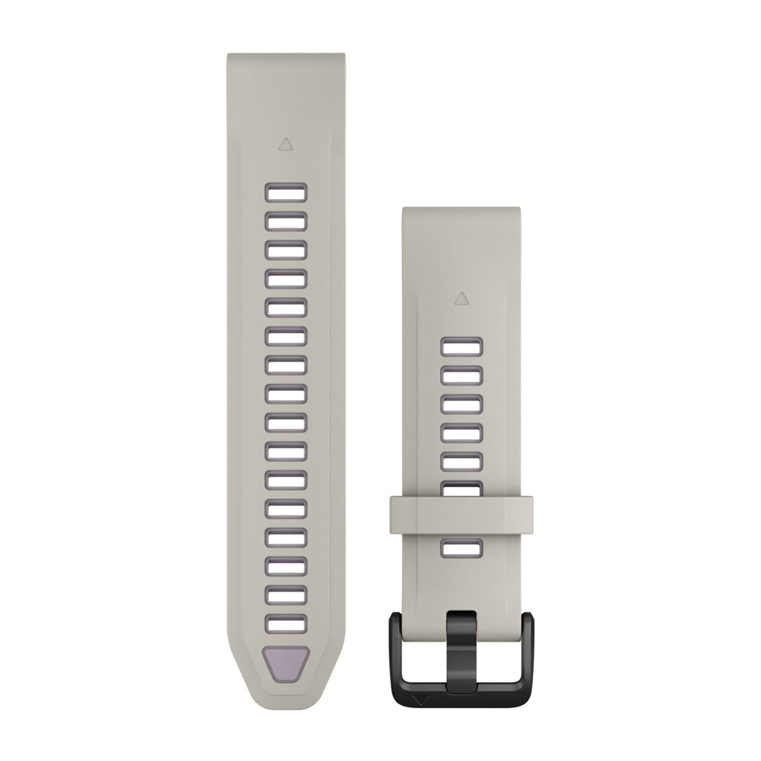 Quickfit 20 Watch Bands - Fog Gray/Lavender Silicone