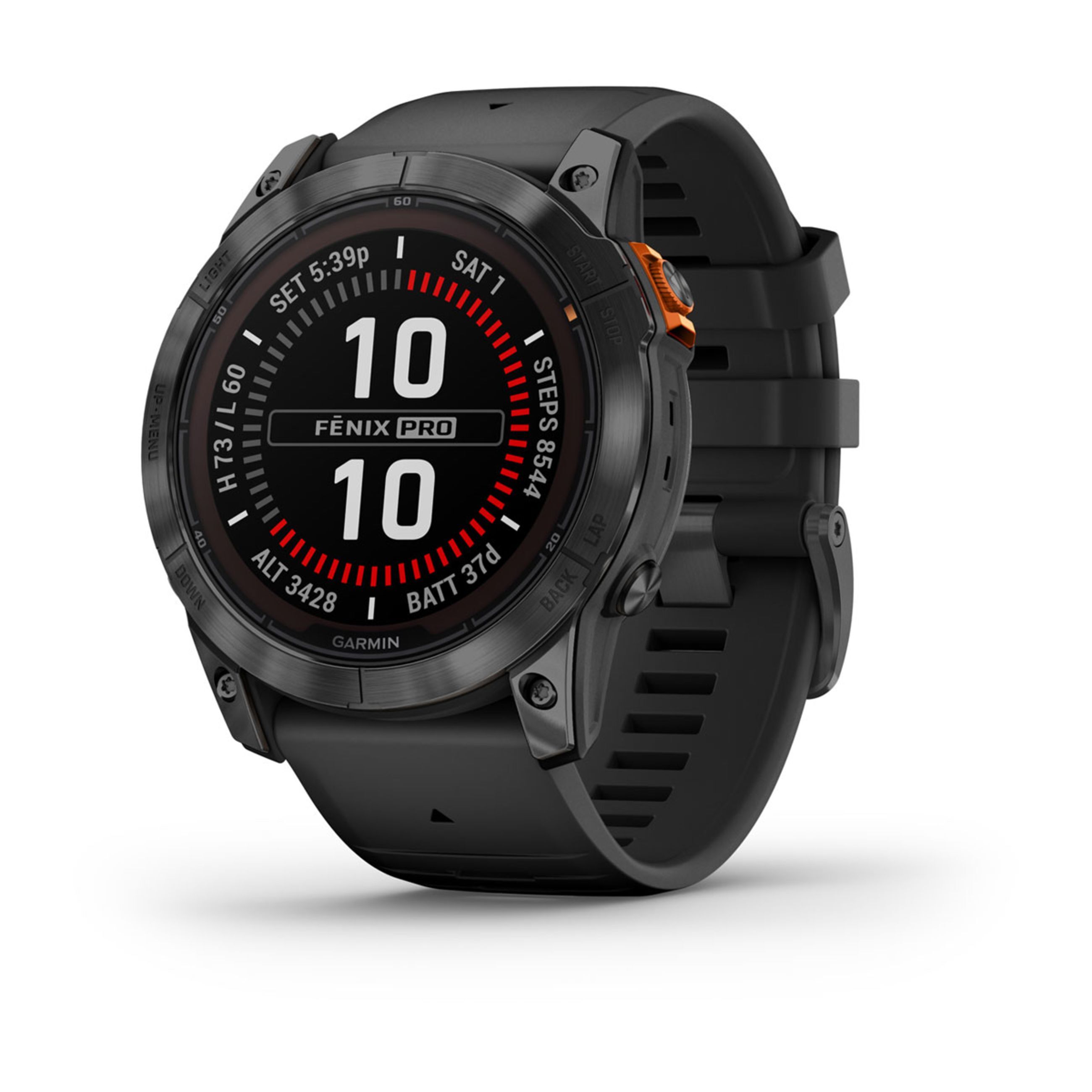 FēNix 7X Pro – Solar Edition - Slate Gray With Black Band