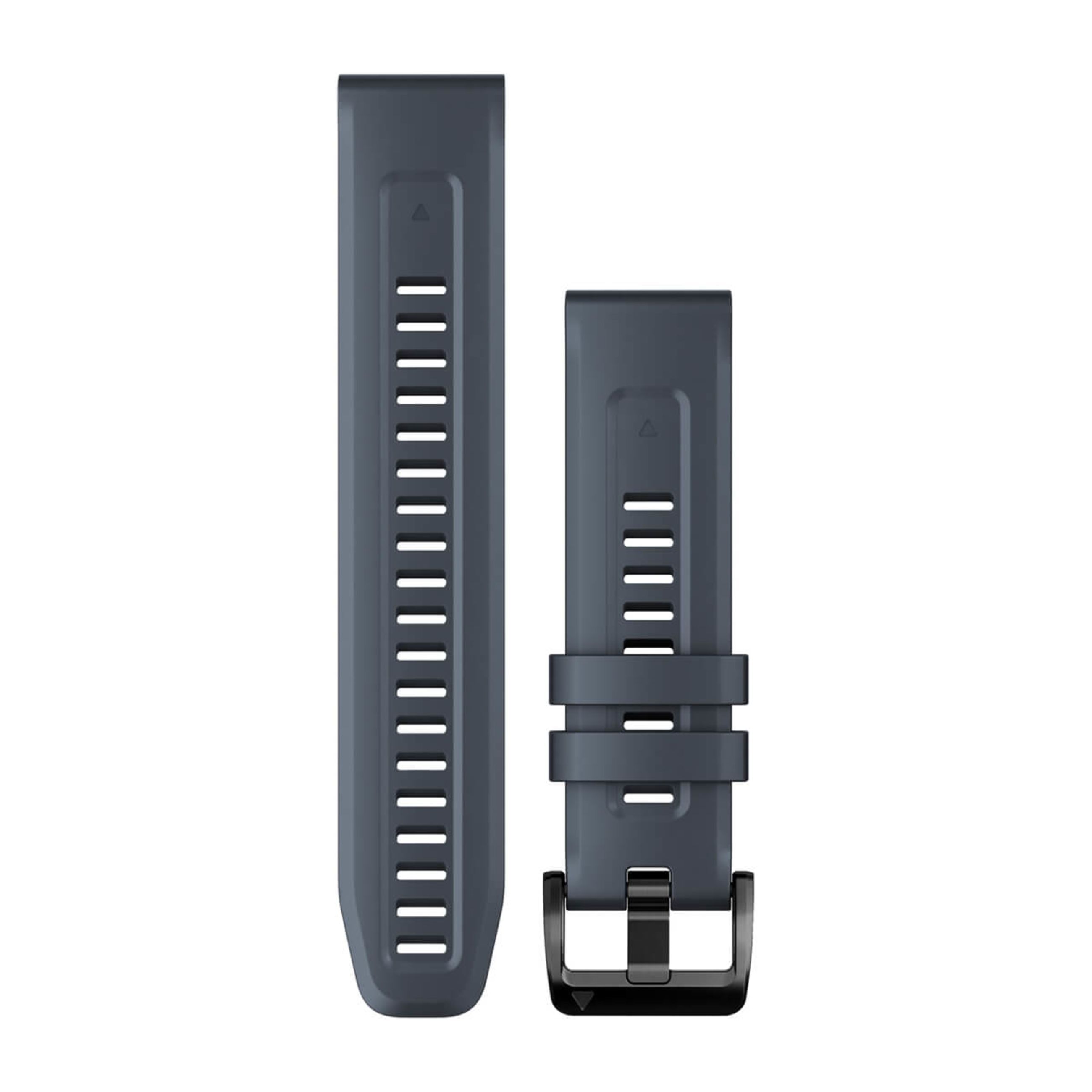 Quickfit 22 Watch Straps - Granite Blue Silicone