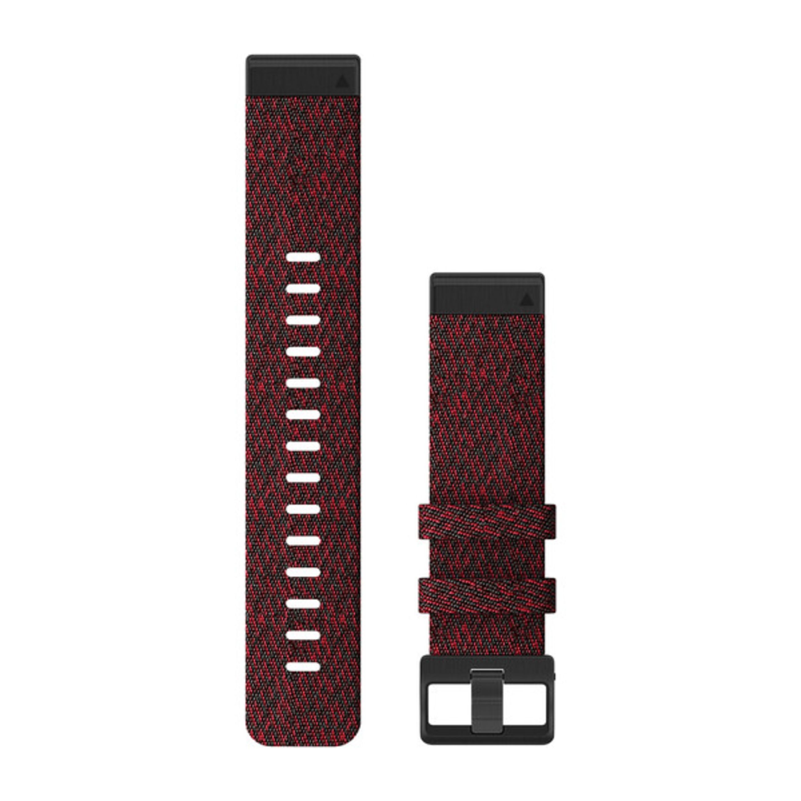 Quickfit 22 Watch Straps - Heathered Red Nylon