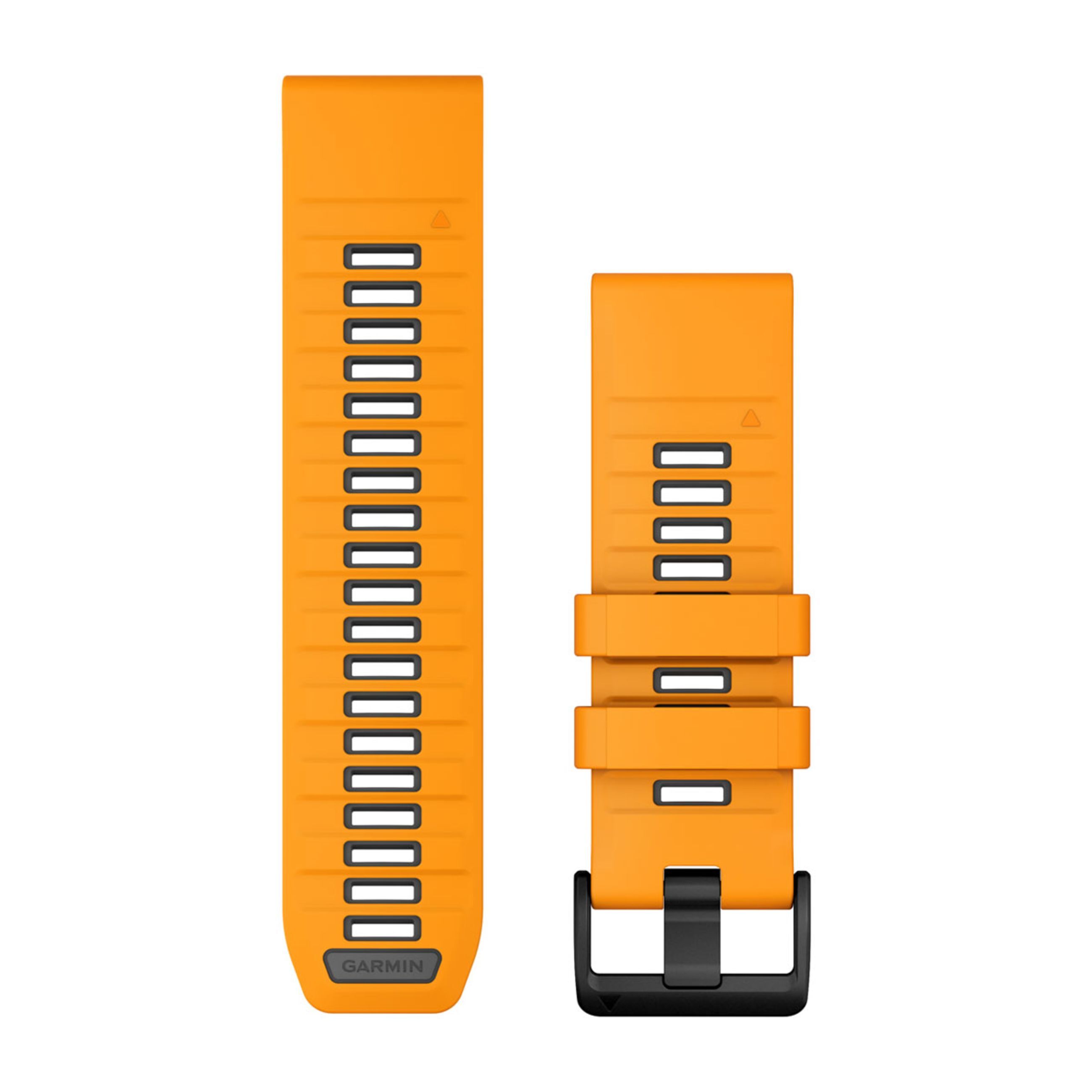 Quickfit 26 Watch Bands - Spark Orange/Graphite Silicone