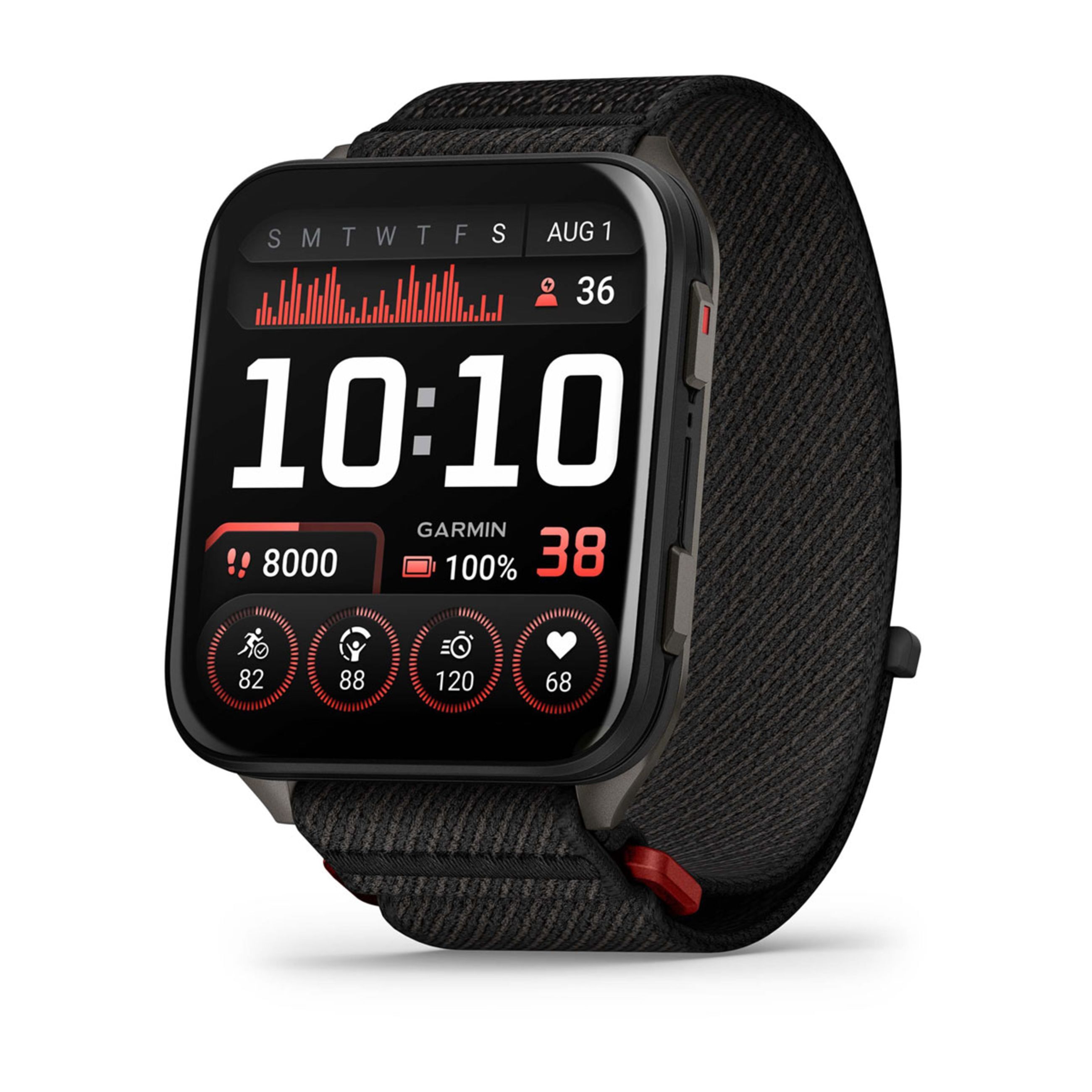 Venu X1 - Black With Slate Titanium Caseback And Black Comfortfit Nylon Band